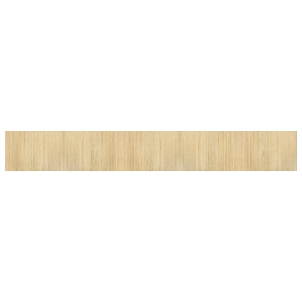vidaXL Rug Rectangular Light Nature 70x500 cm Bamboo 2