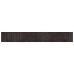 vidaXL Rug Rectangular Dark Brown 70x500 cm Bamboo 2