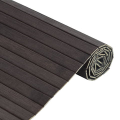 vidaXL Rug Rectangular Dark Brown 70x500 cm Bamboo 4