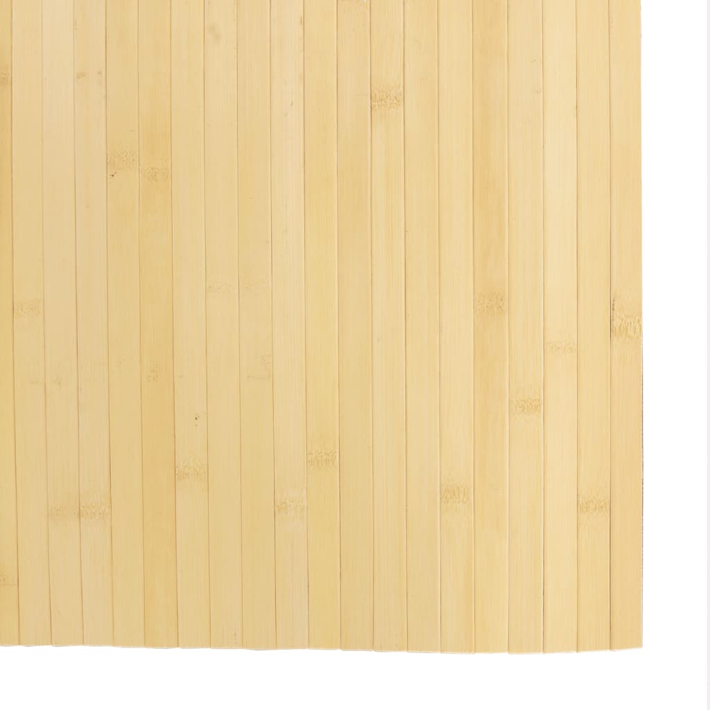 vidaXL Rug Rectangular Light Nature 80x200 cm Bamboo 6