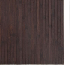 vidaXL Rug Rectangular Dark Brown 80x300 cm Bamboo 6