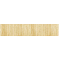vidaXL Rug Rectangular Light Nature 80x400 cm Bamboo 2