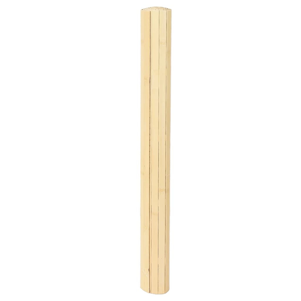 Rug Rectangular Light Natural Bamboo, image 3