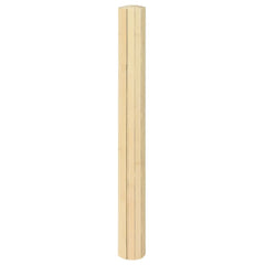 vidaXL Rug Rectangular Light Nature 100x200 cm Bamboo 3