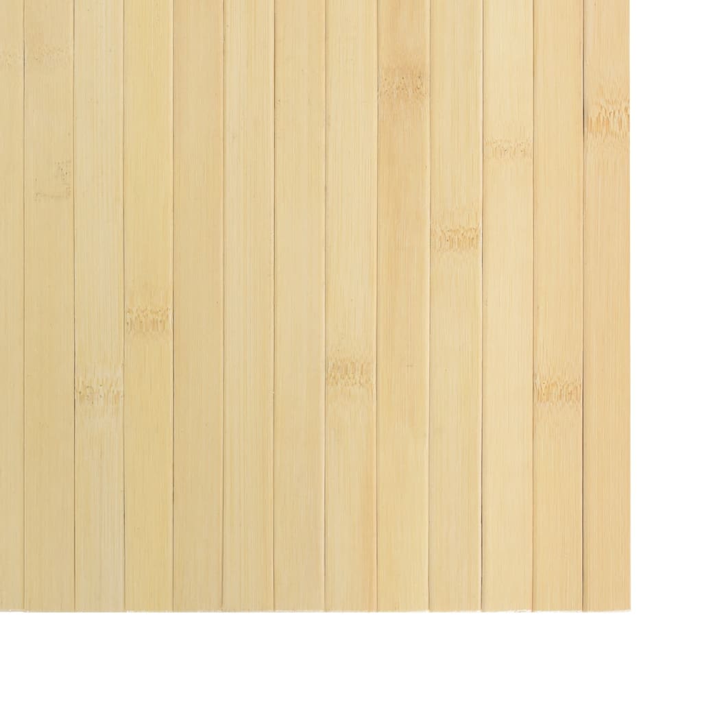 vidaXL Rug Rectangular Light Nature 100x200 cm Bamboo 6