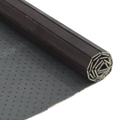 vidaXL Rug Rectangular Dark Brown 100x200 cm Bamboo 5