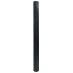 Rug Rectangular 100x500 cm Bamboo Black