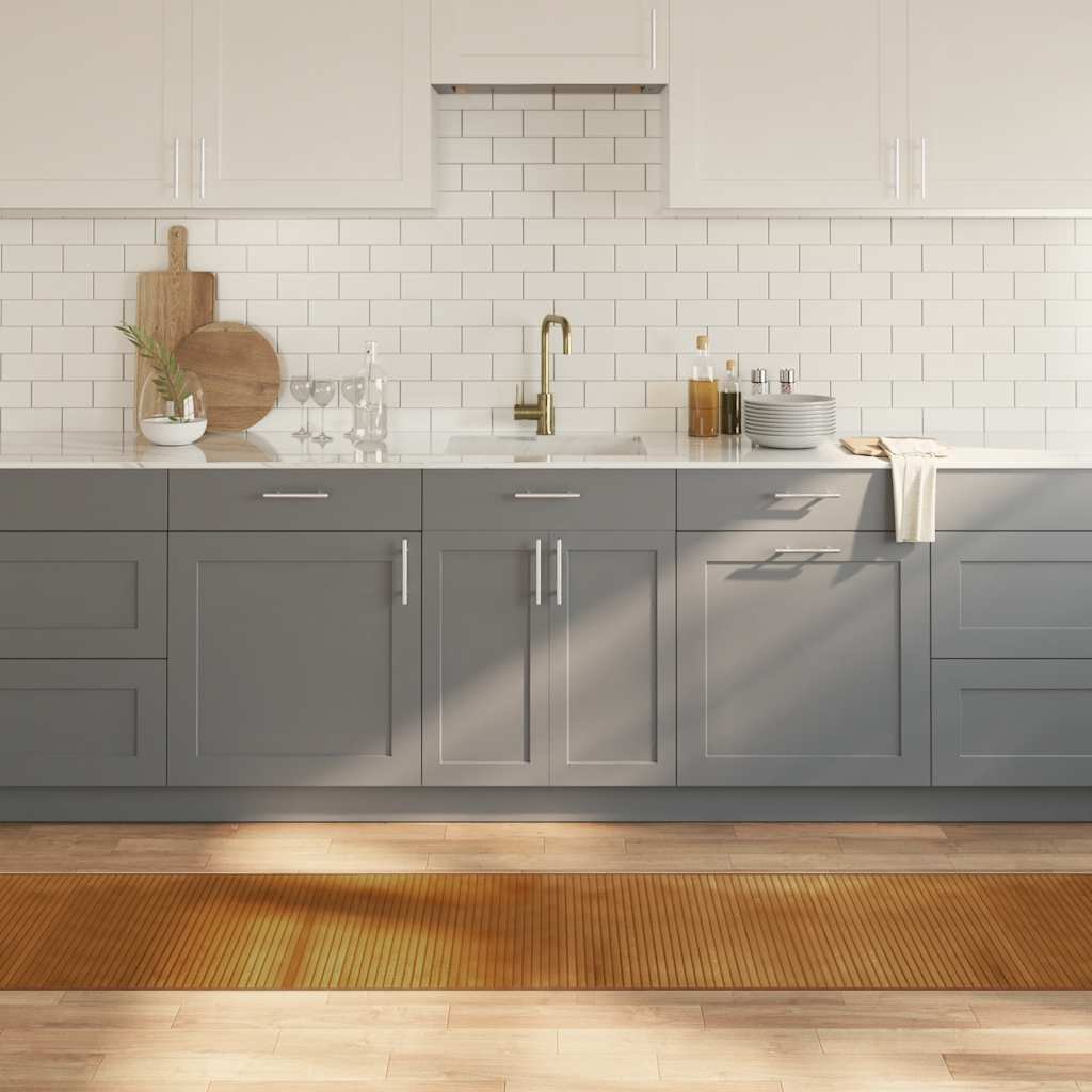 vidaXL Rug Rectangular Brown60x400 cm Bamboo 1