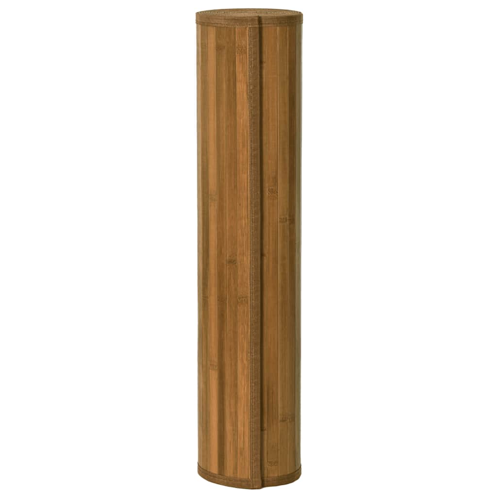 vidaXL Rug Rectangular Brown60x1000 cm Bamboo 3
