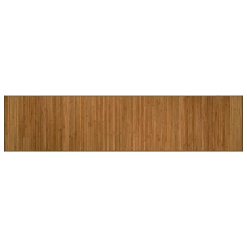 vidaXL Rug Rectangular Brown70x300 cm Bamboo 2