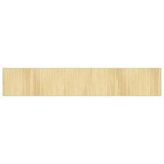 vidaXL Rug Rectangular Light Natural70x400 cm Bamboo 2