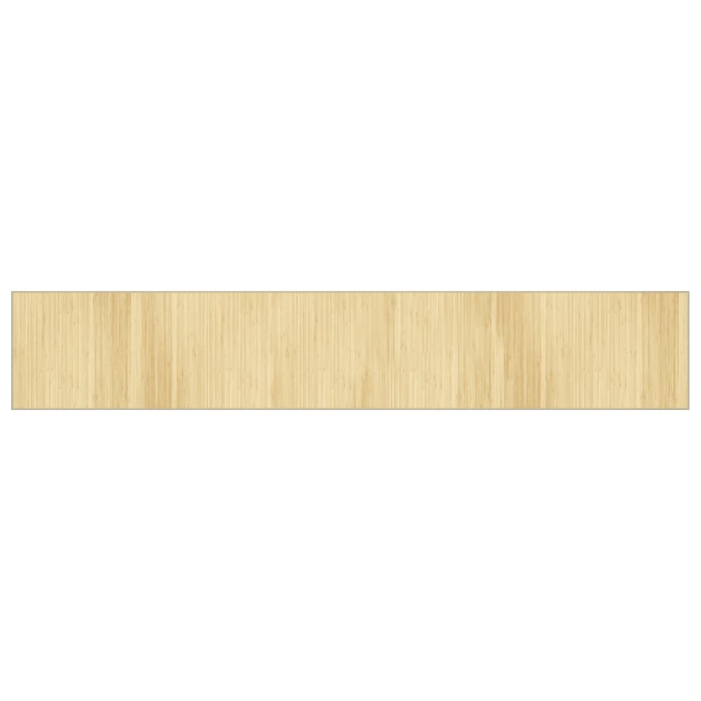 vidaXL Rug Rectangular Light Natural70x400 cm Bamboo 2