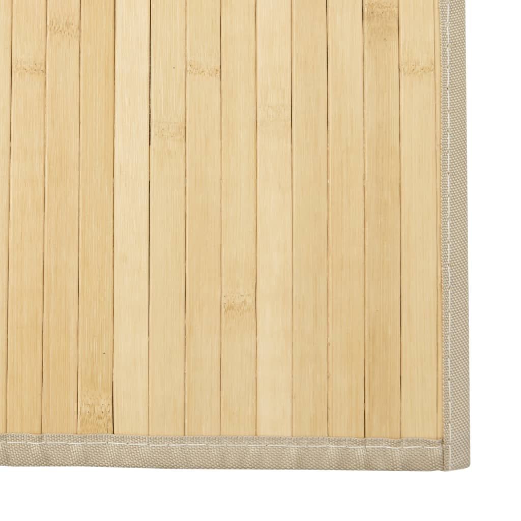 vidaXL Rug Rectangular Light Natural70x400 cm Bamboo 6