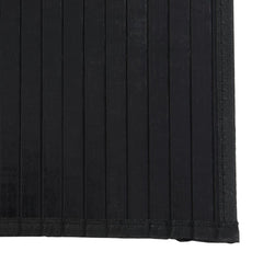 vidaXL Rug Rectangular Black70x500 cm Bamboo 6
