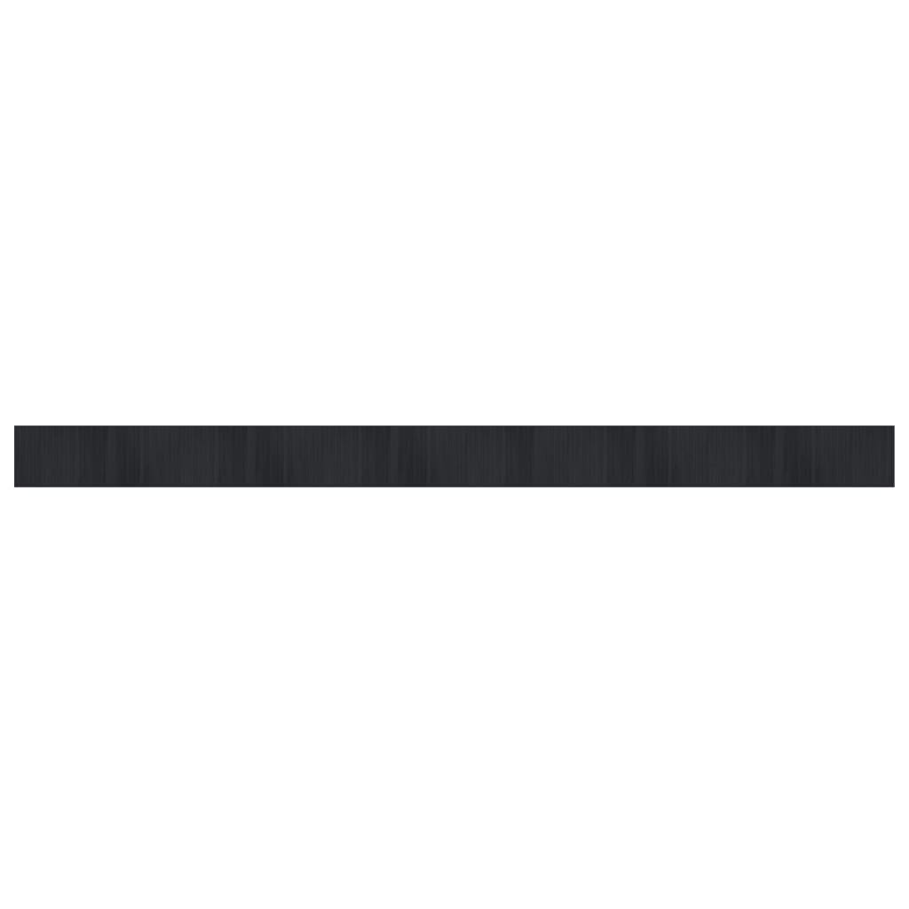 vidaXL Rug Rectangular Black70x1000 cm Bamboo 2