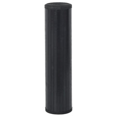 vidaXL Rug Rectangular Black70x1000 cm Bamboo 3