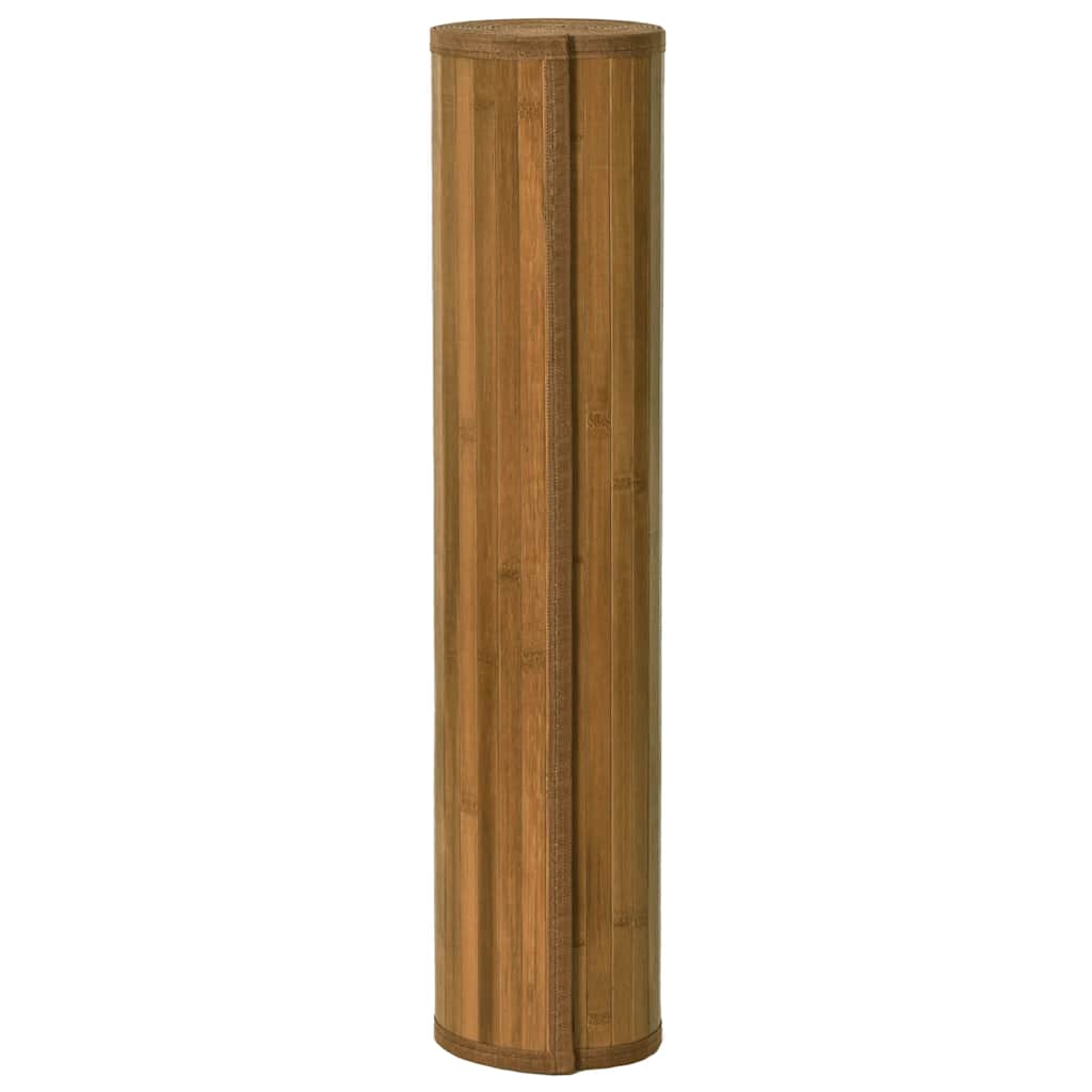 vidaXL Rug Rectangular Brown70x1000 cm Bamboo 3