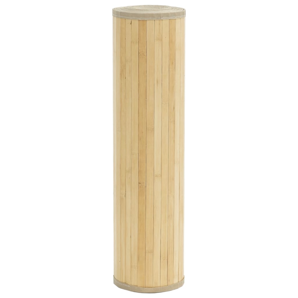 vidaXL Rug Rectangular Light Natural70x1000 cm Bamboo 3