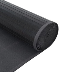 vidaXL Rug Rectangular Grey70x1000 cm Bamboo 5