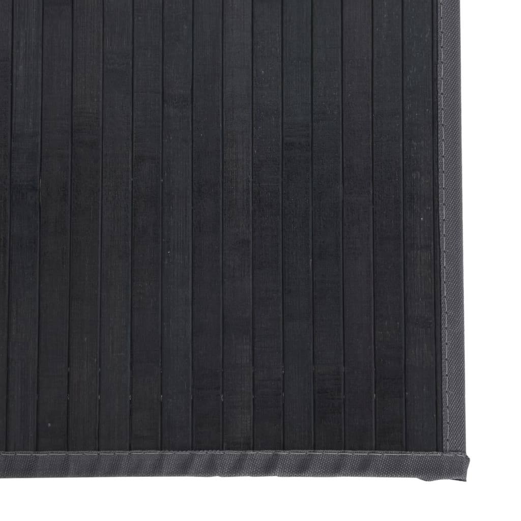 vidaXL Rug Rectangular Grey70x1000 cm Bamboo 6