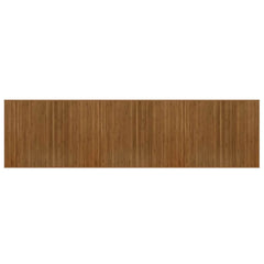 vidaXL Rug Rectangular Brown80x300 cm Bamboo 2
