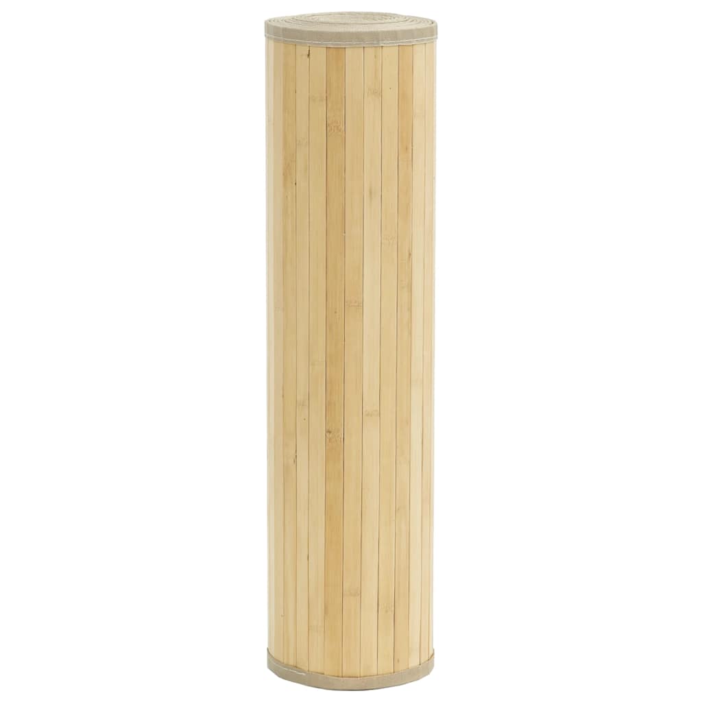 vidaXL Rug Rectangular Light Natural80x300 cm Bamboo 3