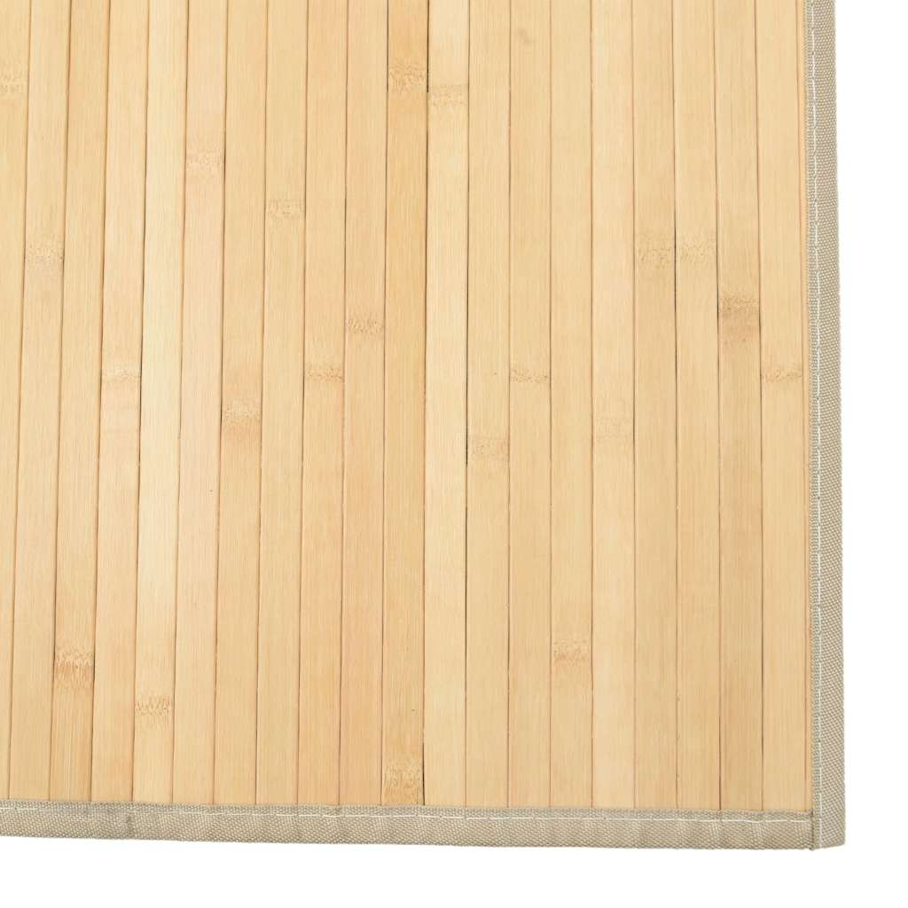 vidaXL Rug Rectangular Light Natural80x300 cm Bamboo 6