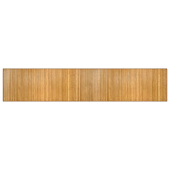 Rug Rectangular Bamboo Width 80 cm Natural 400 cm