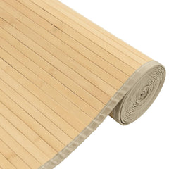 vidaXL Rug Rectangular Light Natural80x1000 cm Bamboo 4
