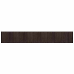Rug Rectangular Bamboo Width 80 cm Dark brown 1000 cm