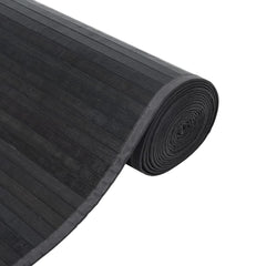 vidaXL Rug Rectangular Grey100x200 cm Bamboo 4