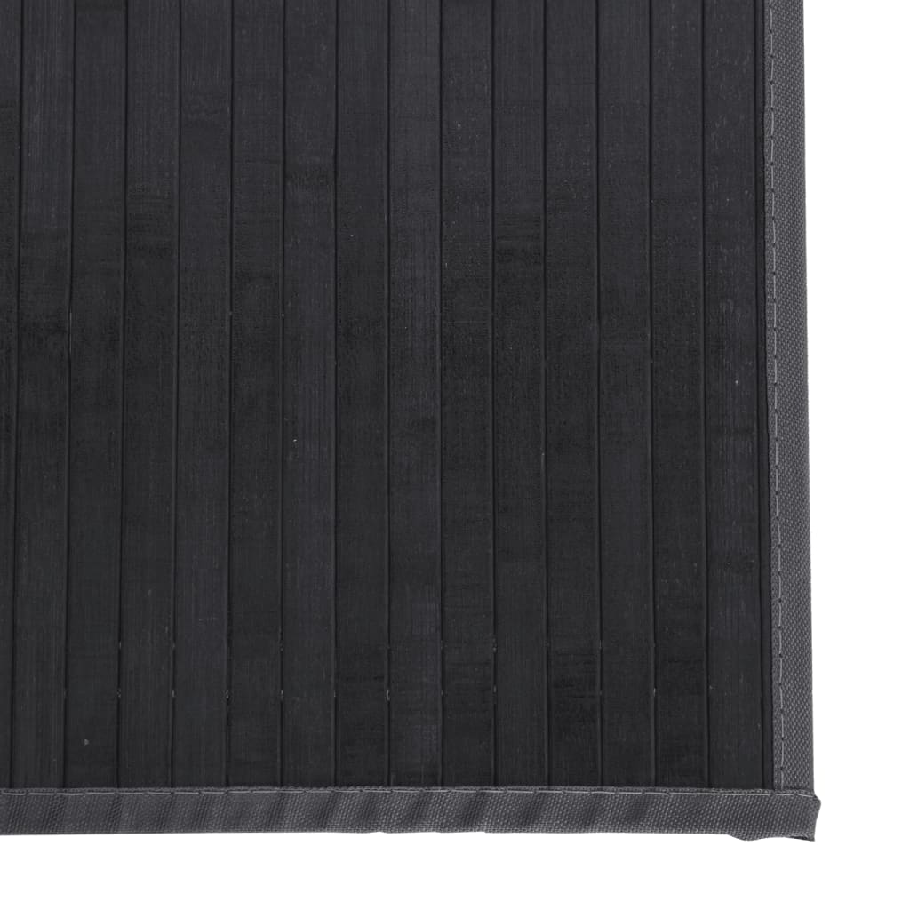 vidaXL Rug Rectangular Grey100x200 cm Bamboo 6