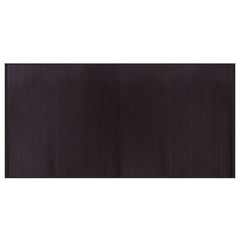 vidaXL Rug Rectangular Dark Brown100x200 cm Bamboo 2