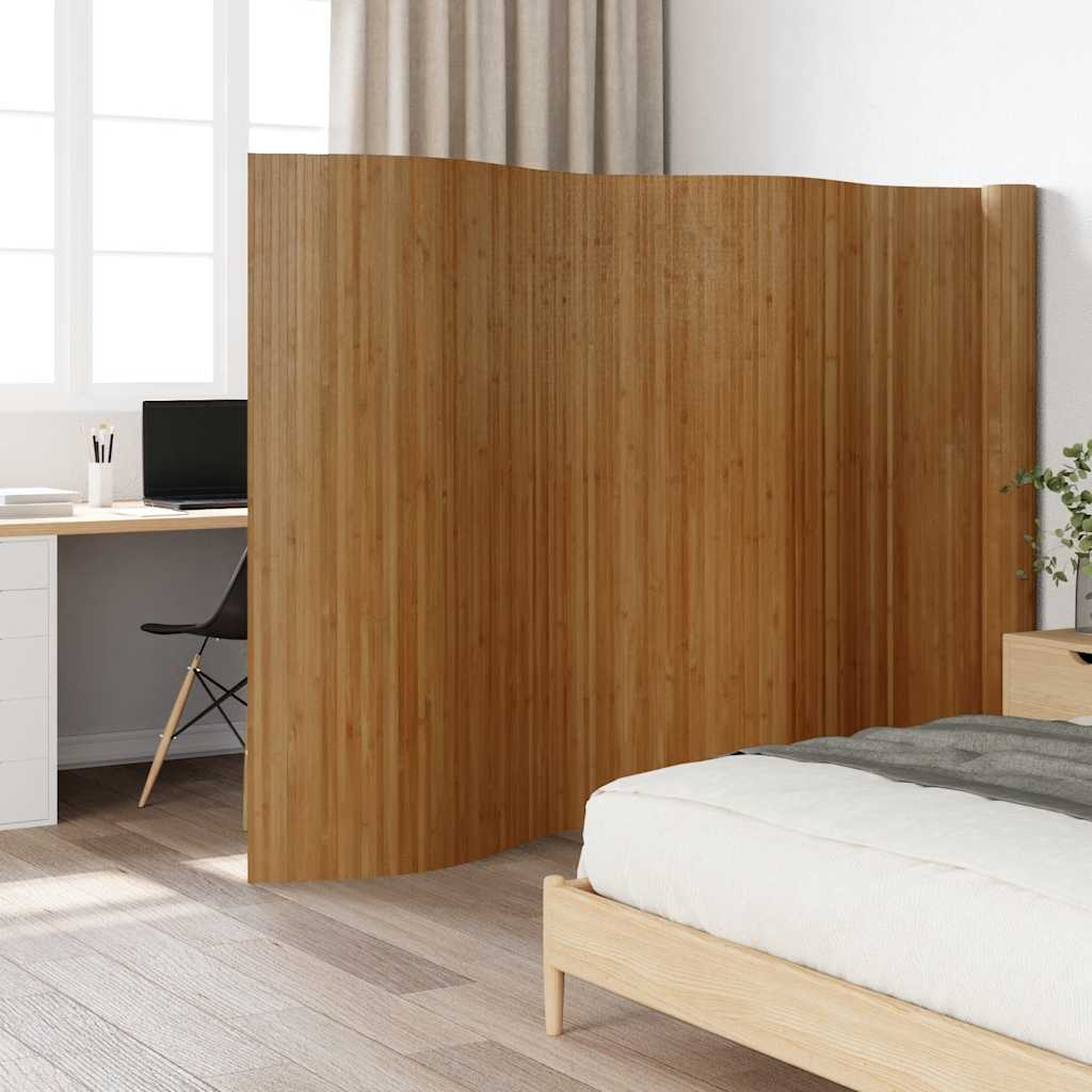Room Divider Width Height 165 cm Bamboo 800 cm Brown