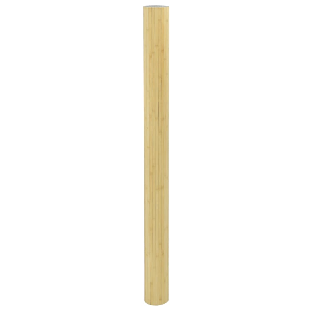 Room Divider Width Height 165 cm Bamboo 800 cm Light brown