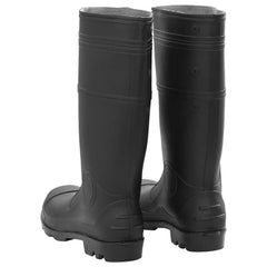 vidaXL Rain Boots Black Size 44 PVC 5