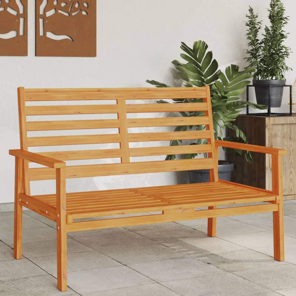 Garden Set Solid Wood Acacia Bench