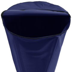 Water Tank with Tap Foldable PVC Blue 500 l