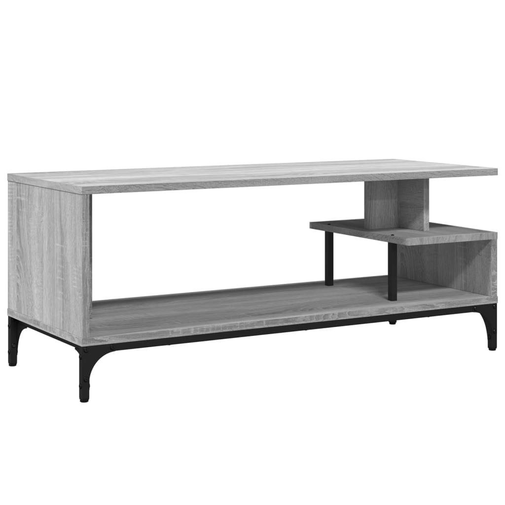 vidaXL TV Cabinet Grey Sonoma 102x40x41 cm 2