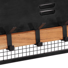 vidaXL Wall-mounted Coat Rack 90x11x30 cm Solid Wood Mango 5