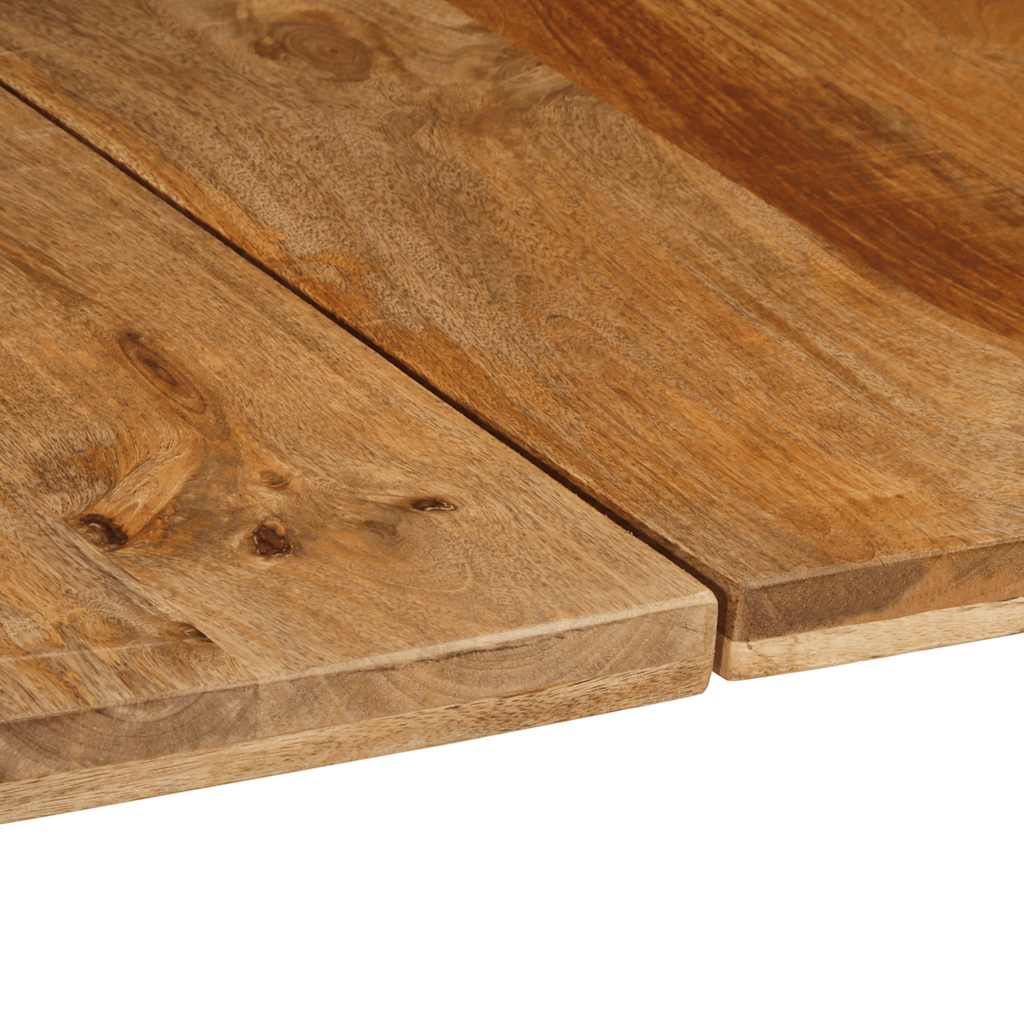 vidaXL Dining Table 160x80x75 cm Solid Wood Mango 6