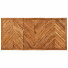 vidaXL Dining Table 140x70x75 cm Solid Wood Acacia 4