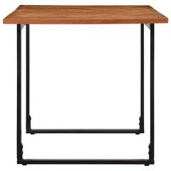 vidaXL Dining Table 160x80x75 cm Solid Wood Acacia 3