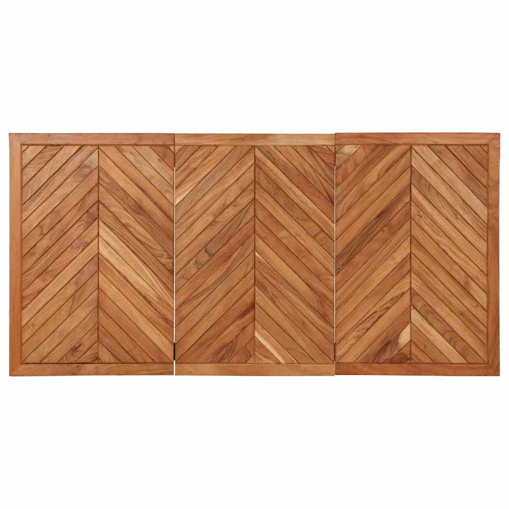 vidaXL Dining Table 160x80x75 cm Solid Wood Acacia 4