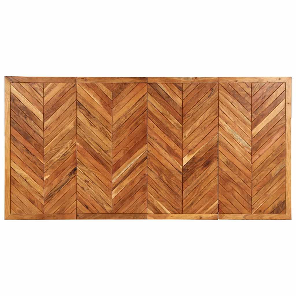 vidaXL Dining Table 200x100x75 cm Solid Wood Acacia 4
