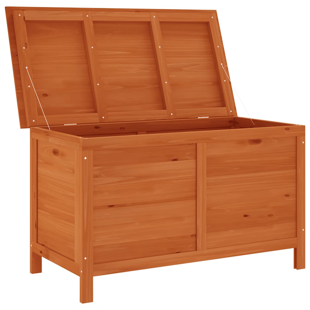 Garden Storage Box 99x49.5x58.5 cm Solid Wood Fir Light brown