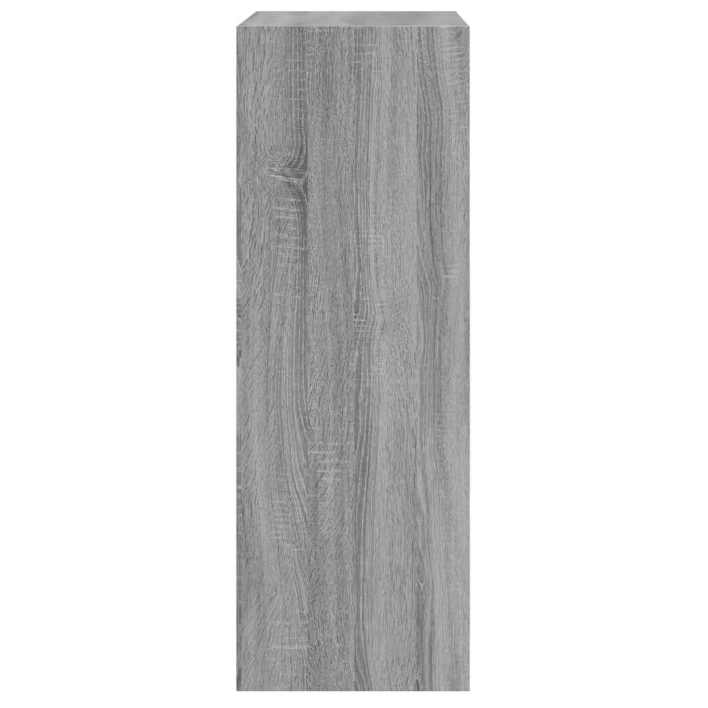 vidaXL Shoe Cabinet Grey Sonoma 60x34x96.5 cm Engineered Wood 6