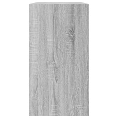 vidaXL Shoe Cabinet Grey Sonoma 80x34x63 cm Engineered Wood 6