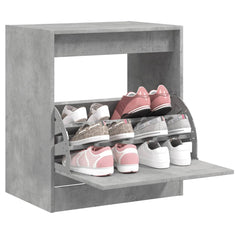 vidaXL Shoe Cabinet with 2 Flip-Drawers Width 60 cm Depth 42 cm