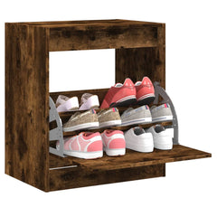 vidaXL Shoe Cabinet with 2 Flip-Drawers Width 60 cm Depth 42 cm